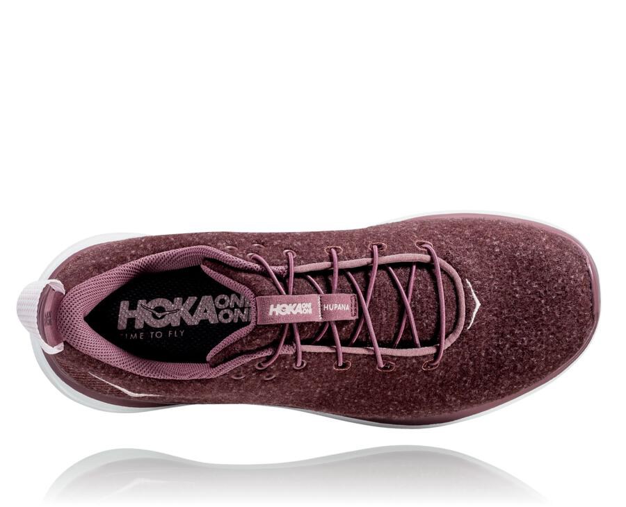 Hoka One One Running Shoes Womens Brown - Hupana Flow Wool - 49785KRFM